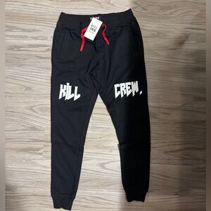 NWT Black Kill Crew Joggers Sweatpants Woman’s Size Small